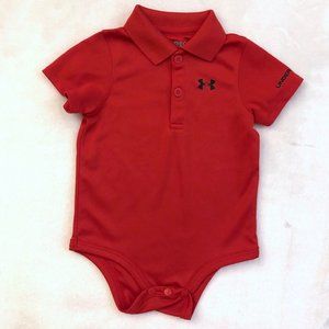 Under Armour red unisex onesie